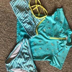 Gymboree 3 piece Swim Set
